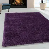 Muratap Pearl soft hoogpolig vloerkleed / lila- 280x370 cm