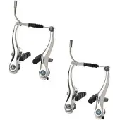 Alhonga V-brake rem-set zilver voor + achter compleet