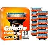 Gillette 6x Gillette Scheermesjes Fusion 5 Power 12 Stuks