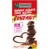 Damhert Chocoladetablet Fondant Zonder Suikers 85 Gr