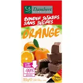 Damhert 3x Chocoladetablet Noir Orange Minder Suikers 85 gr