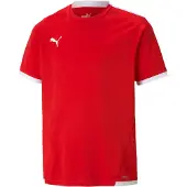 Puma Voetbalshirt teamLIGA - Rood/Wit Kids