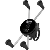 RAM Mount X-Grip Large Telefoonhouder met laag profiel stuurbasis met tie-rips RAP-460Z-UN10U