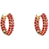 Go Dutch Label Oorringen Shine all around Rood