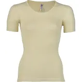 Engel - Women's Unterhemd S/S - Merino-ondergoed 46/48, wit/grijs