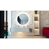 Gliss Design Oko ronde spiegel met verlichting en verwarming 40cm