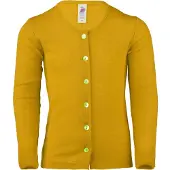 Engel - Kinder Cardigan - Wollen vest 104, geel
