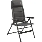 Travellife Lago Camping Standenstoel Comfort stormy grey - Verstelbaar in 7 standen - Water- en uv-bestendig