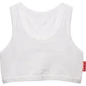 Claesen's - Meisjes Croptop 1-Pack WitCL 7511-White-8