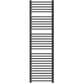 LuxeBath Badkamer radiator Sahara antraciet, 500x1800 mm, recht, met zij-aansluiting