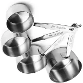 Ibili Maatpannetjes RVS 4 stuks