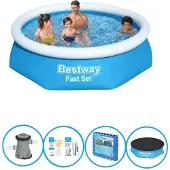 Bestway Zwembad Fast Set - Inclusief accessoires - 244x61 cm
