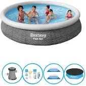 Bestway - Zwembad Fast Set - 366x76 cm - Inclusief accessoires