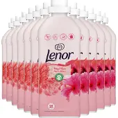 Lenor Pioenroos en Hibiscus - Wasverzachter - 12 x 38 Wasbeurten Voordeelverpakking