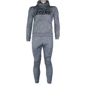 Legend Trainingspak unisex met hoodie grijs