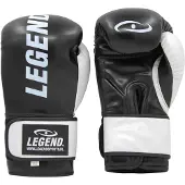 Legend Sports Bokshandschoenen Legend Impact Protect zwart/wit - Verschillende maten - Gemaakt van skintex - LegendProtect technologie