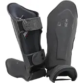 Legend Sports Scheenbeschermers kickboksen leer PRO Mat Zwart