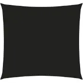 vidaXL Zonnescherm vierkant 4x4 m oxford stof zwart