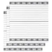 De Witte Lietaer Theedoeken BML White-Fuchsia (Set van 3)