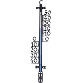 Nature Profielthermometer kunststof zwart 46,5x11x3cm