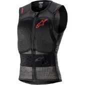 Alpinestars Nucleon Flex Pro Protectievest Transparant Smoke Rood Zwart Maat XL