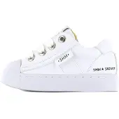 Shoesme SH21S001-J leren sneakers wit Jongens/Meisjes Leer Effen - maat 21