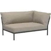 Houe Loungeset Module Level 2 Corner Right Ash