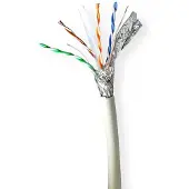 Nedis Netwerkkabel CAT6A S/FTP, 305 mtr op rol, 100% koper, Solid aders