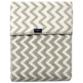 WOMAR Grijs & Ecru Zigzag 75 x 100 cm Wiegdeken 40771