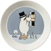 Arabia Moominpappa Moomin bord Ø19 cm Grijs