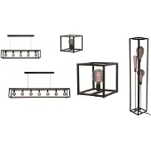 Freelight Vloerlamp Palco 161x28 cm zwart