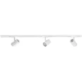 Highlight 1 Fase Railset 100cm Cilinder Wit Met 3 Spots