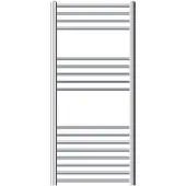 LuxeBath Badkamerradiator Sahara 600x1200 mm chroom gebogen met zijaansluiting
