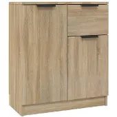 vidaXL Dressoir 60x30x70 cm bewerkt hout sonoma eikenkleurig
