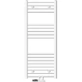 LuxeBath Badkamerradiator Sahara 500x1200 mm Wit gebogen met middenaansluiting