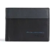 Piquadro Urban Portemonnee RFID Leer 13 cm zwart