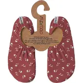 SLIPSTOP kinder schoenen rood met bloemen maat 30/32