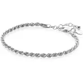 Zinzi zilveren koord armband 2,6mm breed ZIA2386
