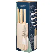 Opinel Parallèle 2402, 5-delige messenset incl. blok