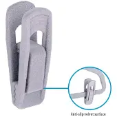Alpina Knijpers Voor Kleerhangers 6 Stuks Op Kaart 5,5x2x2,5cm Zwart zwart