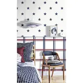 Overig Vliesbehang Friends & Coffee 16650 - Blauw - Wit - 10,05m X 53cm