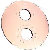 Saniclear Copper afbouwdeel rond voor inbouwthermostaat
