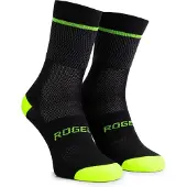 Rogelli Chaussettes Velo Hero II - Homme - Jaune/Gris/Noir || Maat: 36-39