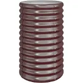vidaXL Plantenbak 40x40x68 cm gegalvaniseerd staal bruin