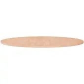 vidaXL Tafelblad rond Ø90x1,5 cm onbehandeld massief eikenhout