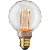 Globen Lighting Lichtbron E27 Laser LED filament bol Helder