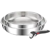 Tefal Ingenio Cook Eetpannenset 3-delig, Antiaanbaklaag, RVS