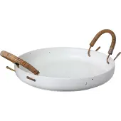 ERNST dienblad met handgrepen wit Ø25 cm
