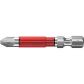 Wiha 42123 Kruis-bit Aandrijving: 1/4 (6,3 mm) Uitvoering: Kruiskop Pozidriv PZ 3