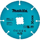 Makita Trennscheibe 125mm Uni.X-Lock E-11776 Doorslijpschijf recht 125 mm 1 stuk(s) Gipskarton, PVC, Vezelcement, Kunst